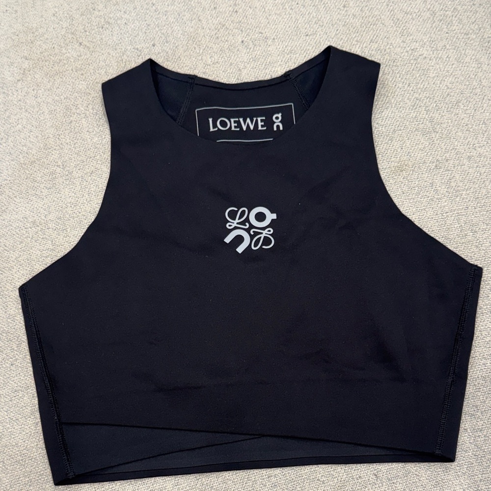 Loewe x On Black Women's Crop Top